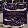 Baltimore Ravens M And T Bank Stadium Shoes Baltimore Ravens Merch Gift For Football Lovers - Merchluma