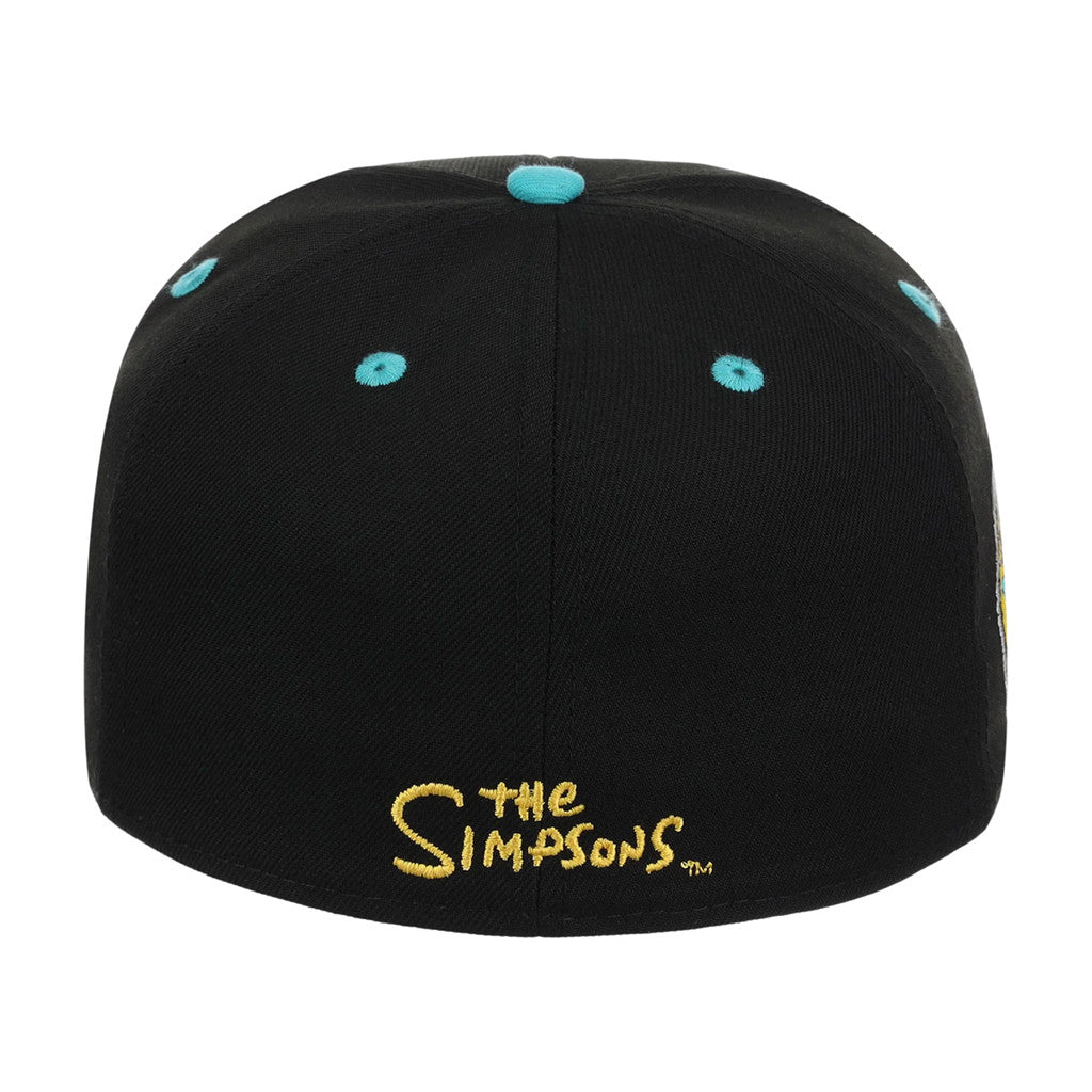 Lids Hat Drop The Simpsons Fitted Collection Merch Krusty Snapback Hat Embroidered Husband Gifts - Merchluma