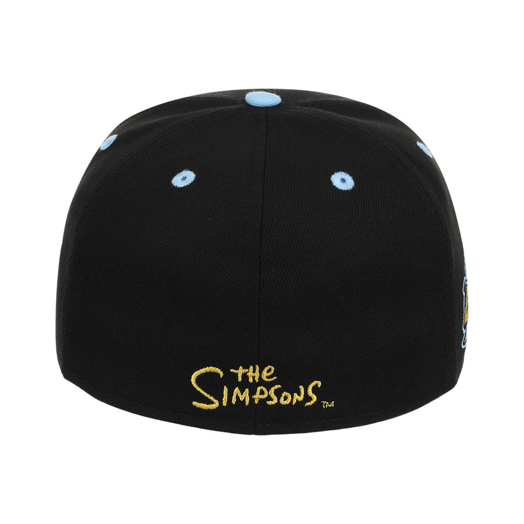 Lids Hat Drop The Simpsons Fitted Collection Merch Homer Snapback Hat Embroidered Brother Gifts - Merchluma