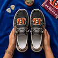 Cincinnati Bengals City Skyline Shoes Cincinnati Bengals Merch Present For Football Lovers - Merchluma