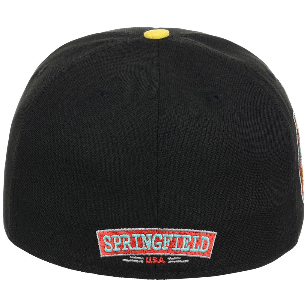 Lids Hat Drop The Simpsons Fitted Collection Merch The Simpsons Snapback Hat Embroidered Gifts - Merchluma