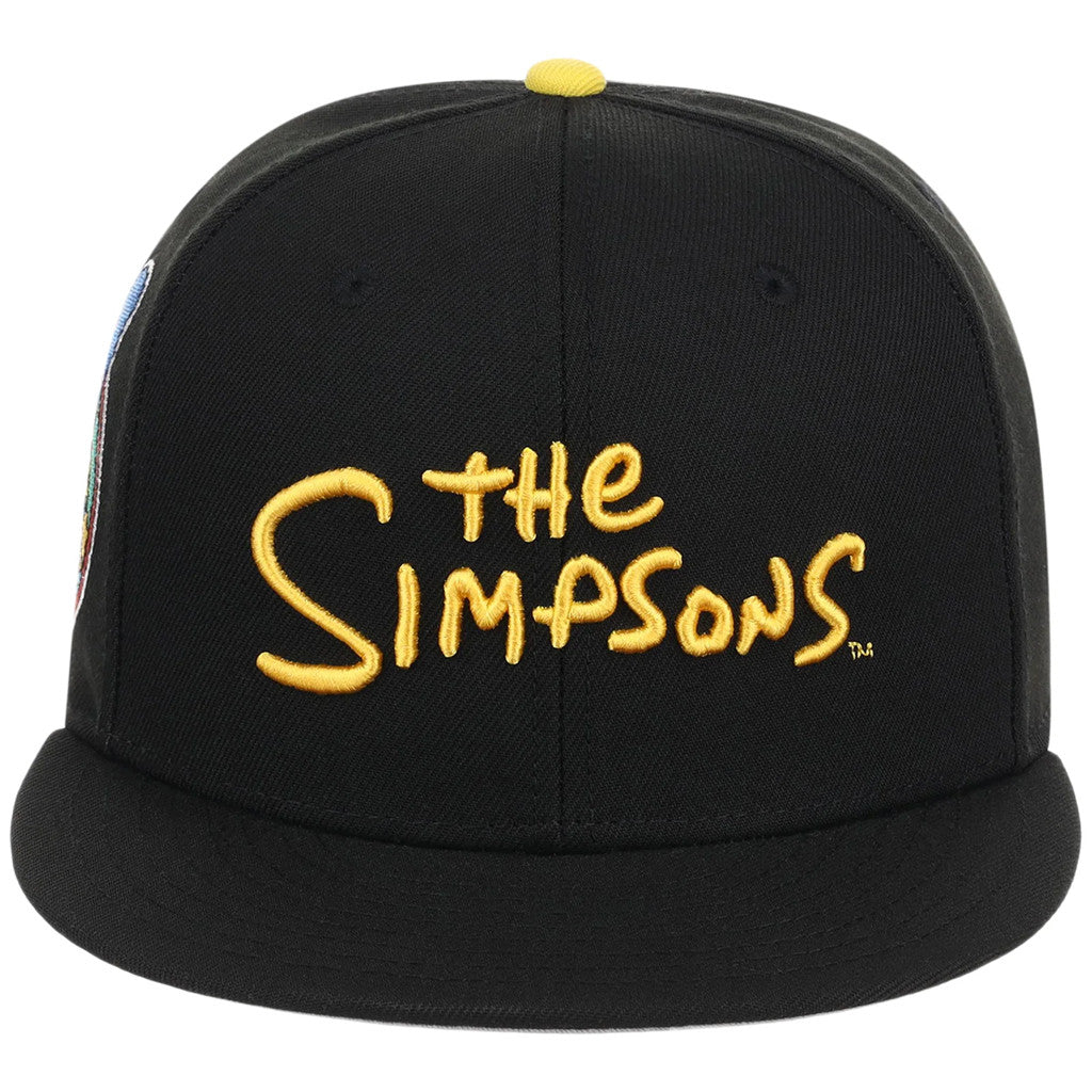 Lids Hat Drop The Simpsons Fitted Collection Merch The Simpsons Snapback Hat Embroidered Gifts - Merchluma
