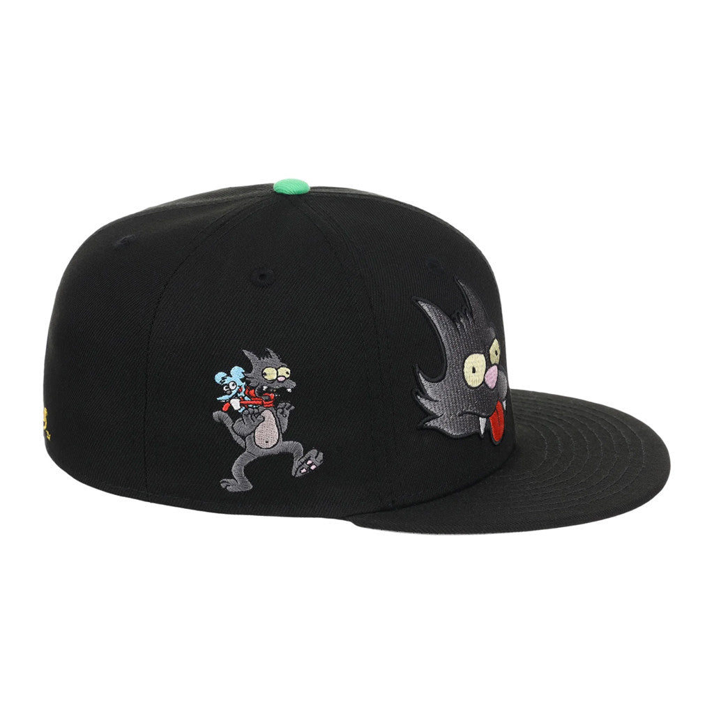 Lids Hat Drop The Simpsons Fitted Collection Merch Whammy Snapback Hat Embroidered Son Gifts - Merchluma