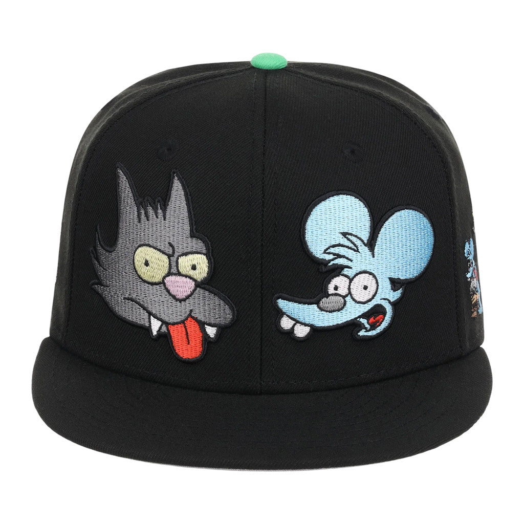 Lids Hat Drop The Simpsons Fitted Collection Merch Whammy Snapback Hat Embroidered Son Gifts - Merchluma
