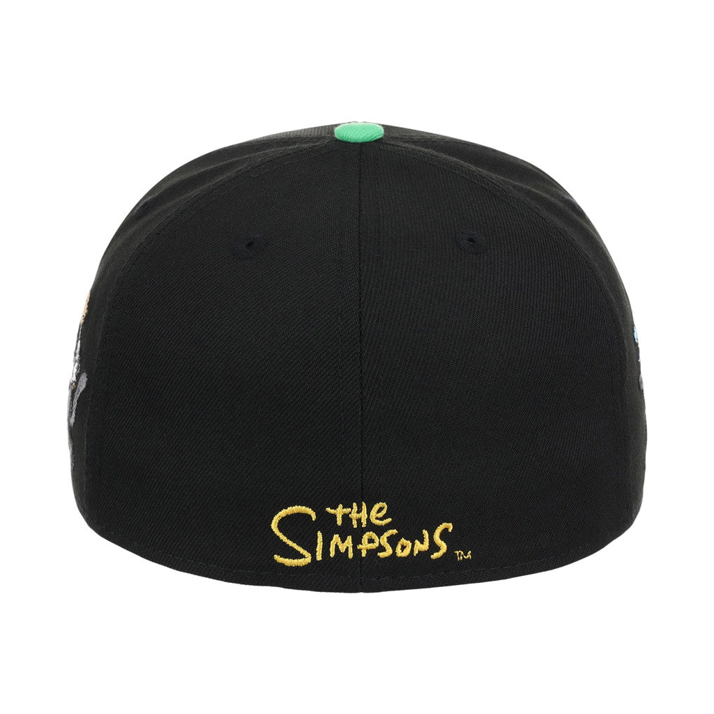 Lids Hat Drop The Simpsons Fitted Collection Merch Whammy Snapback Hat Embroidered Son Gifts - Merchluma