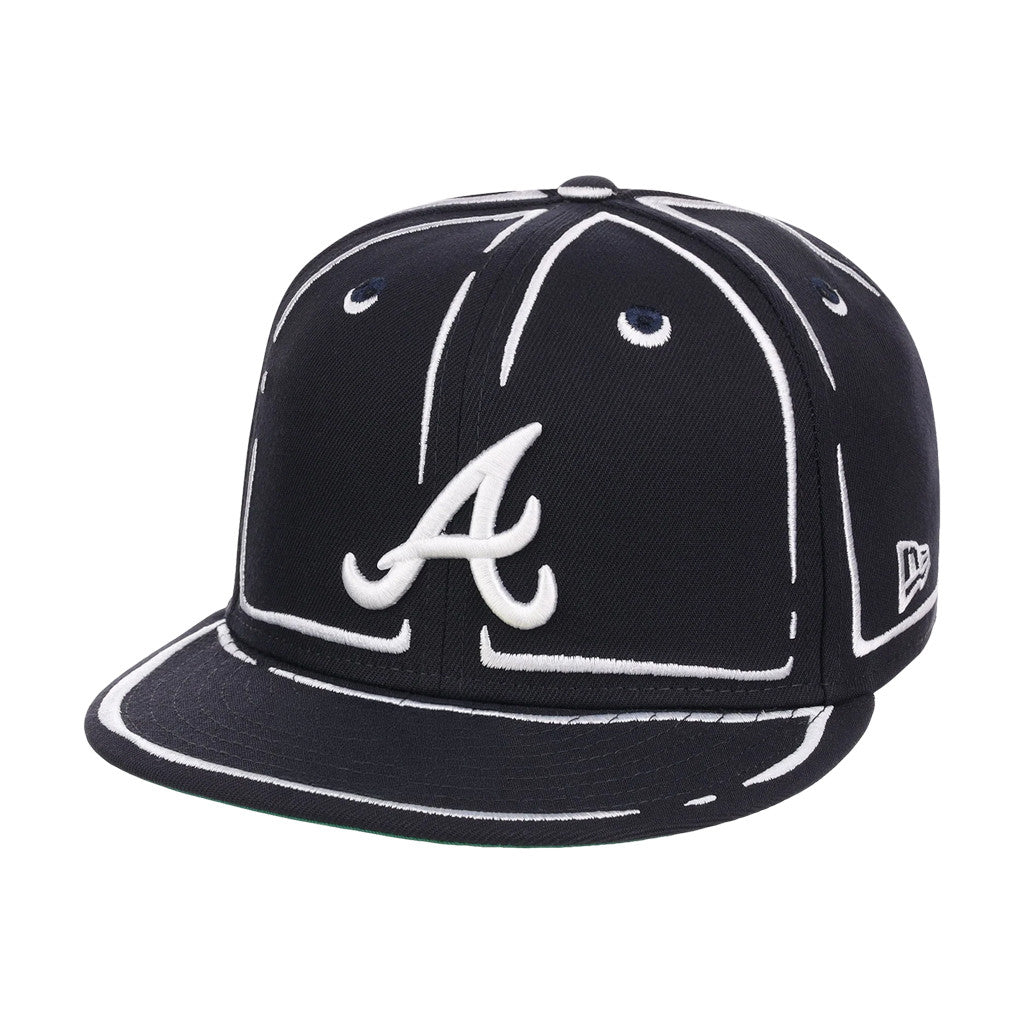 Lids Hat Drop Joshua Vides Merch Atlanta Braves Joshua Vides Snapback Hat Embroidered - Merchluma
