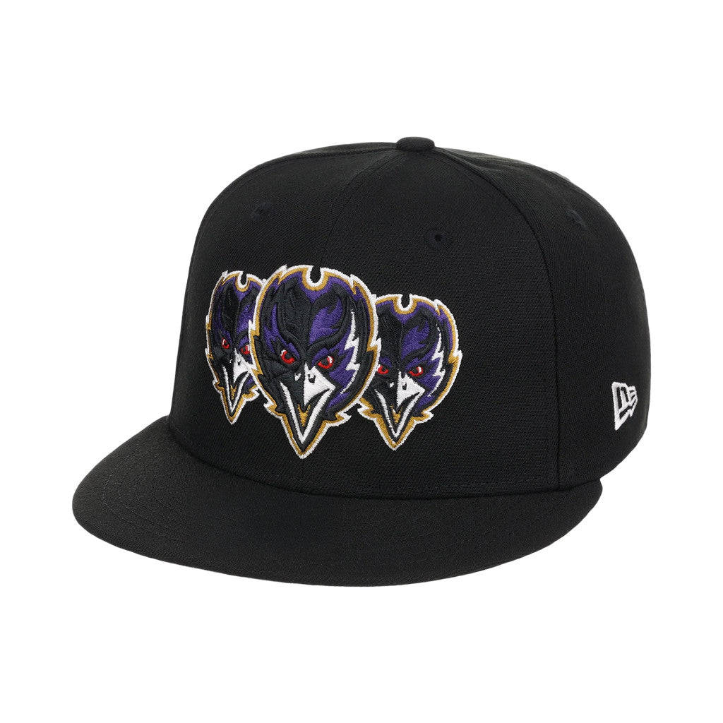Lids Hat Drop Merch Baltimore Ravens John Geiger x Misplaced Series Snapback Hat Embroidered - Merchluma