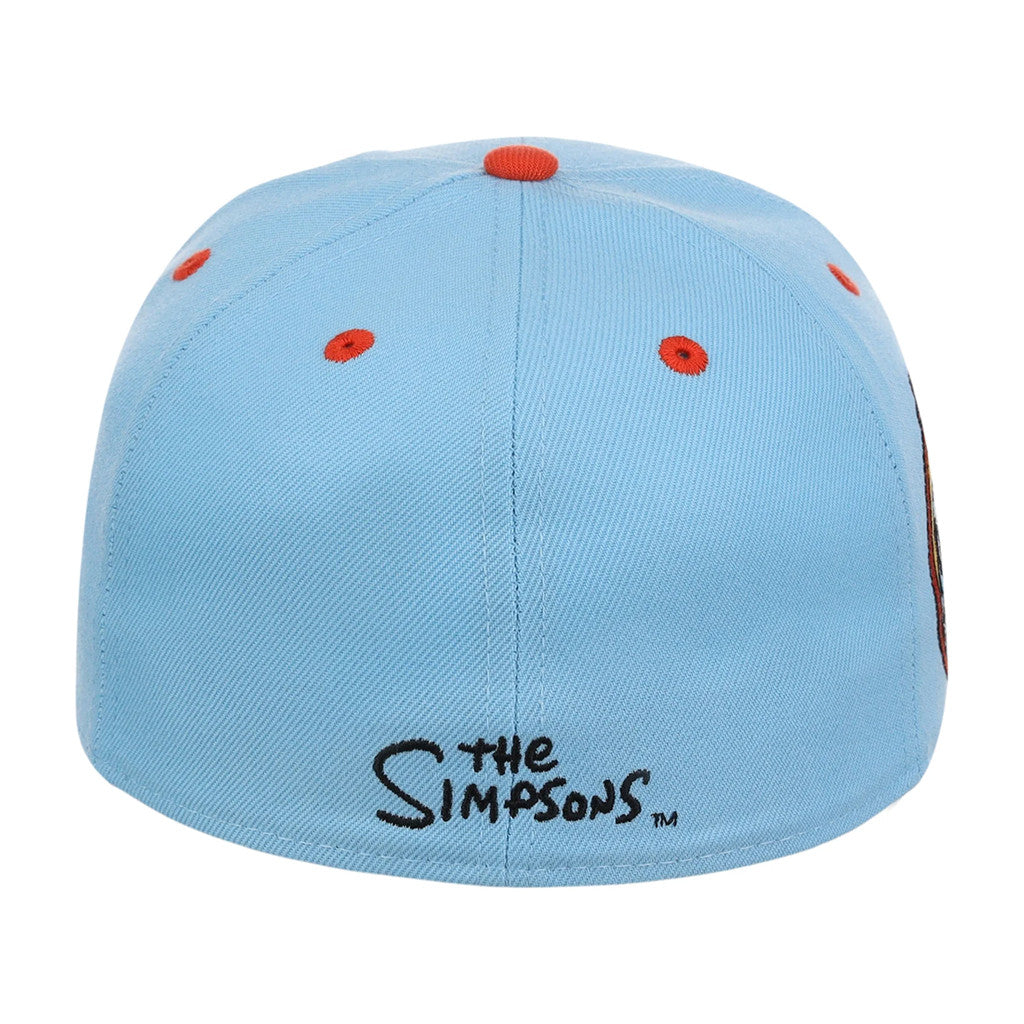 Lids Hat Drop The Simpsons Fitted Collection Merch Duff Beer Snapback Hat Embroidered Son Gifts - Merchluma