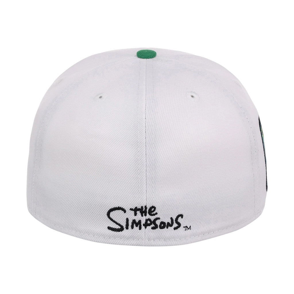 Lids Hat Drop The Simpsons Fitted Collection Merch Kwik E Mart Snapback Hat Embroidered Gifts - Merchluma