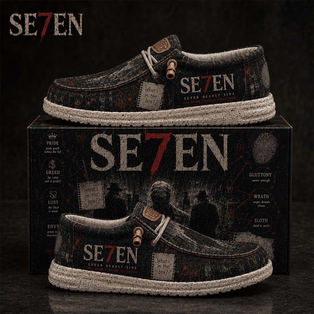 Seven Deadly Sins Shoes 2026 Se7en Merch Best Gifts For Horror Lovers - Merchluma