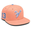 Ronald Acuna Jr Atlanta Braves Upside Down A Peach 13 Snapback Hat Embroidered Braves Merch - Merchluma