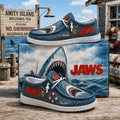 Jaws Movie Shoes Great White Shark Loafers Jaws Merch Horror Movie Fan Gifts - Merchluma