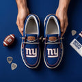 New York Giants City Skyline Shoes NY Giants Merch Presents For Football Fans - Merchluma