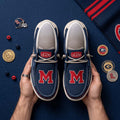 Ole Miss Rebels City Skyline Shoes Ole Miss Rebels Merch Best Gift For Football Lovers - Merchluma
