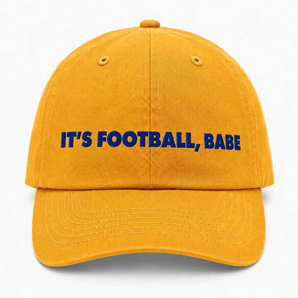 It's Football Babe Hat Embroidered Game Day Cap Gifts For Football Lovers - Merchluma