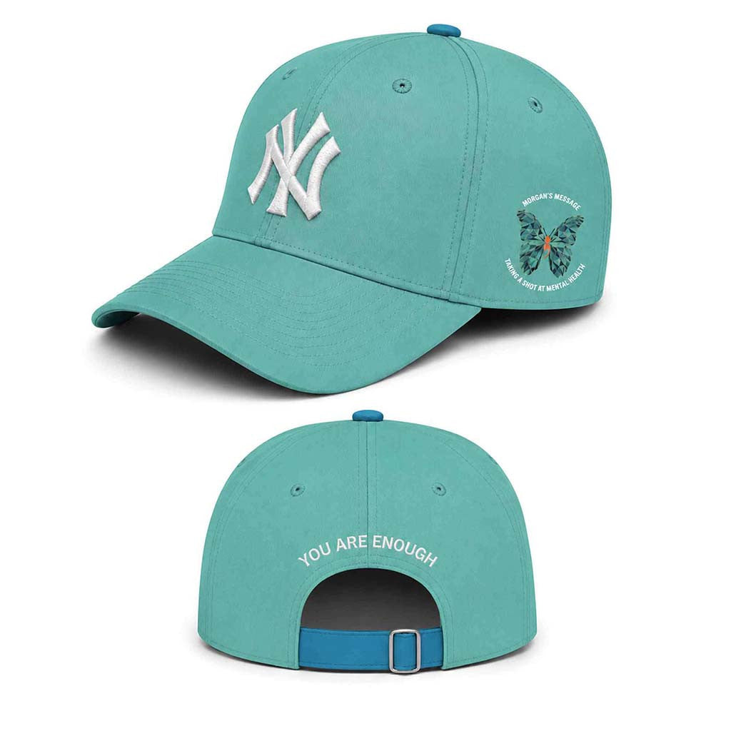 2026 Morgan's Message X New York Yankees Hat Embroidered You Are Enough Cap Yankees Merch - Merchluma