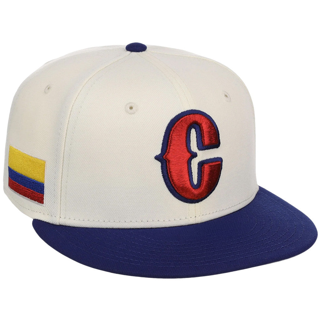 Lids Hat Drop Merch Colombia World Baseball Classic Chrome Metallics Snapback Hat Embroidered - Merchluma