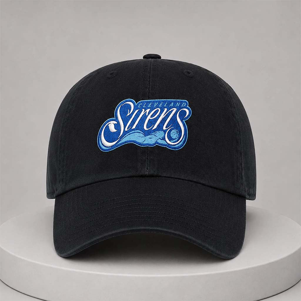 Cleveland Siren Black Primary Hat Embroidered Cleveland Siren Merch Gift For Basketball Fans - Merchluma