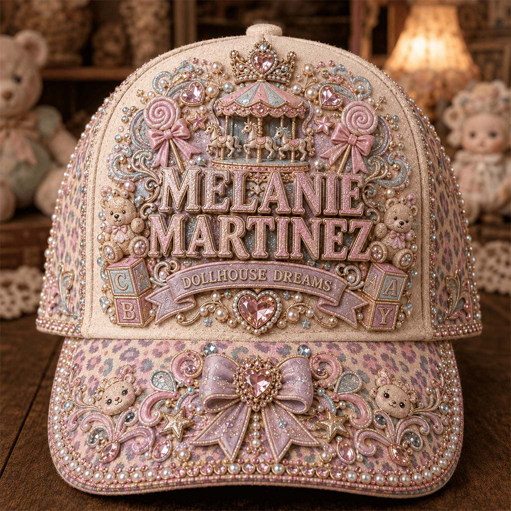 Melanie Martinez Dollhouse Dreams Hat Melanie Martinez Merch Birthday Gifts For Music Lovers - Merchluma