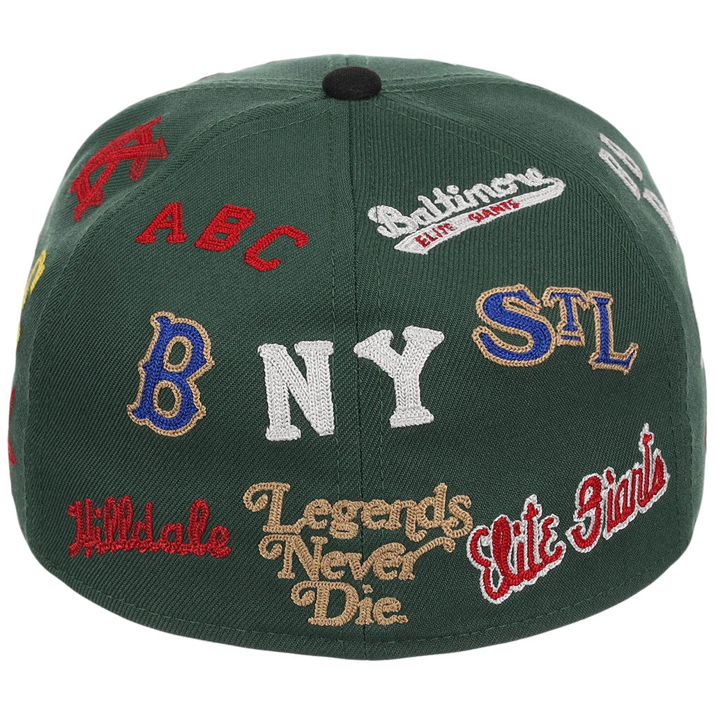 Lids Hat Drop The Legends Never Die Collection Merch Negro League Snapback Hat Embroidered - Merchluma