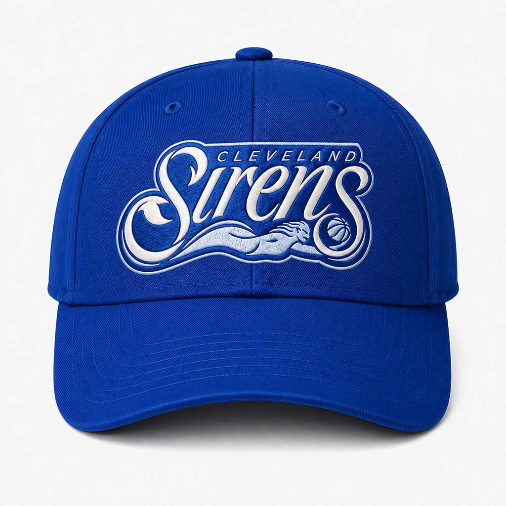 Cleveland Sirens Merch 2026 Primary Logo Hat Embroidered WNBA Merch Gift For Basketball Fans - Merchluma