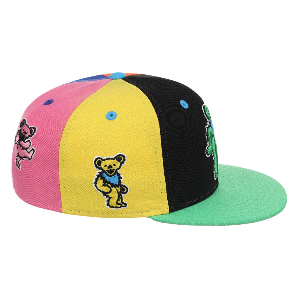 Lids Hat Drop Grateful Dead Collection Merch 2026 Pinwheel Bears Snapback Hat Embroidered - Merchluma