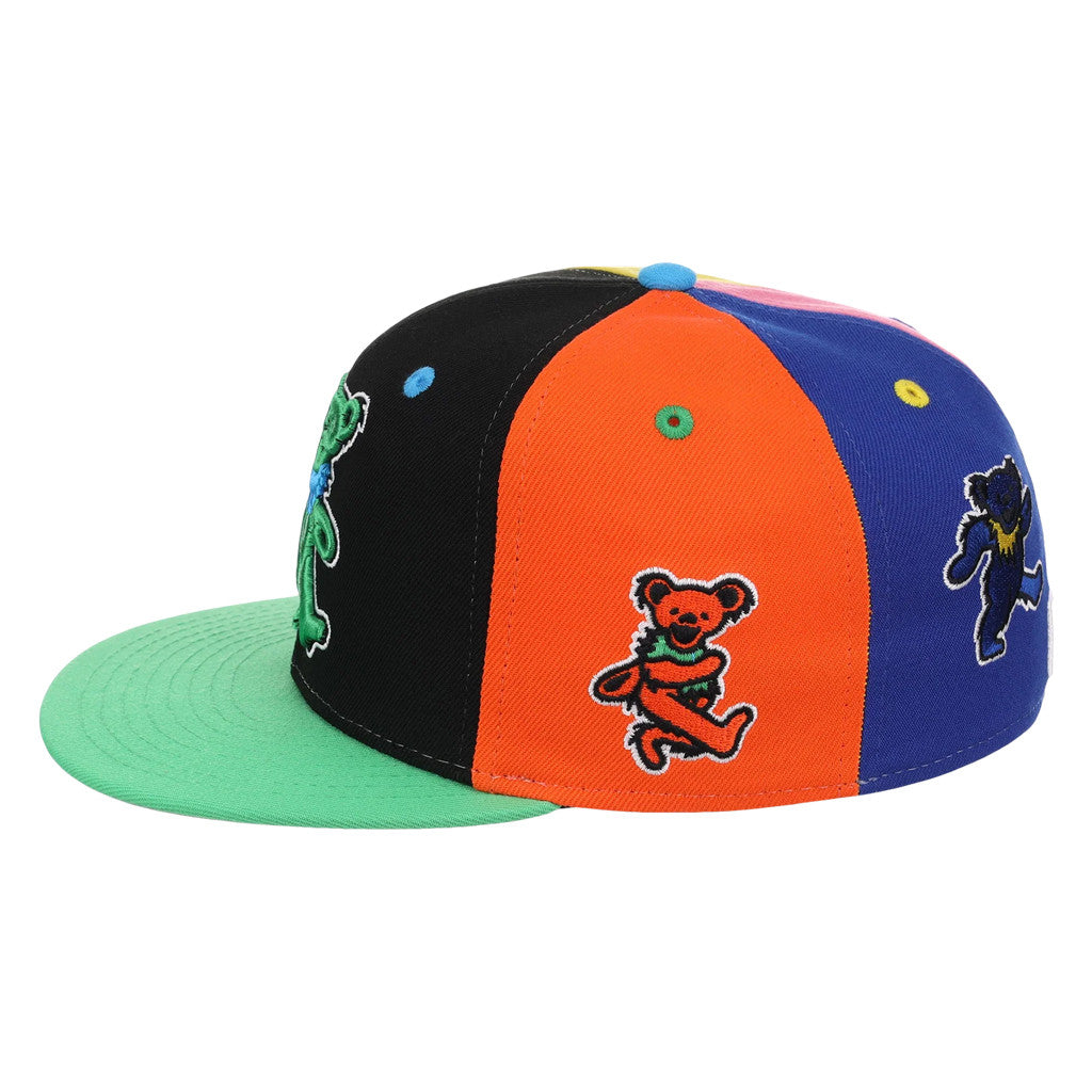 Lids Hat Drop Grateful Dead Collection Merch 2026 Pinwheel Bears Snapback Hat Embroidered - Merchluma
