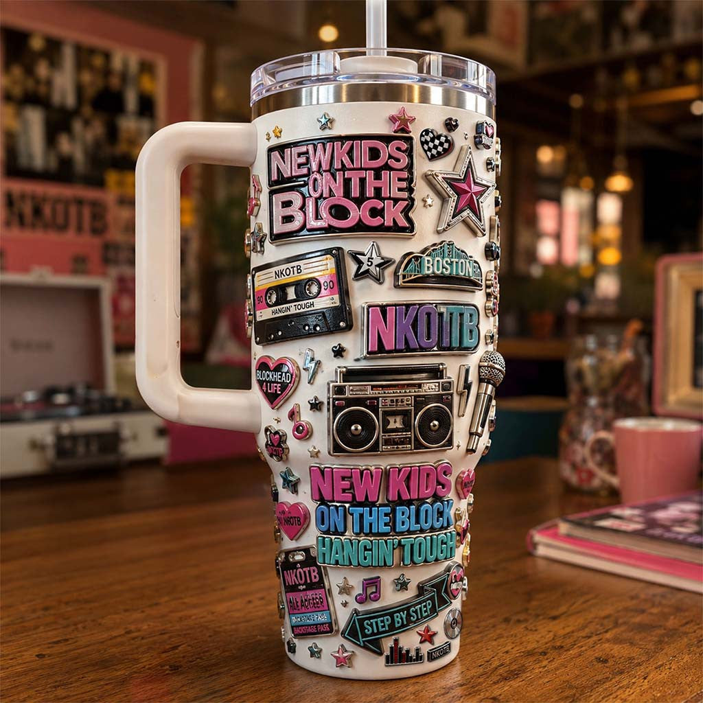 New Kids On The Block Merch NKOTB Tumbler Birthday Gift For Friends - Merchluma