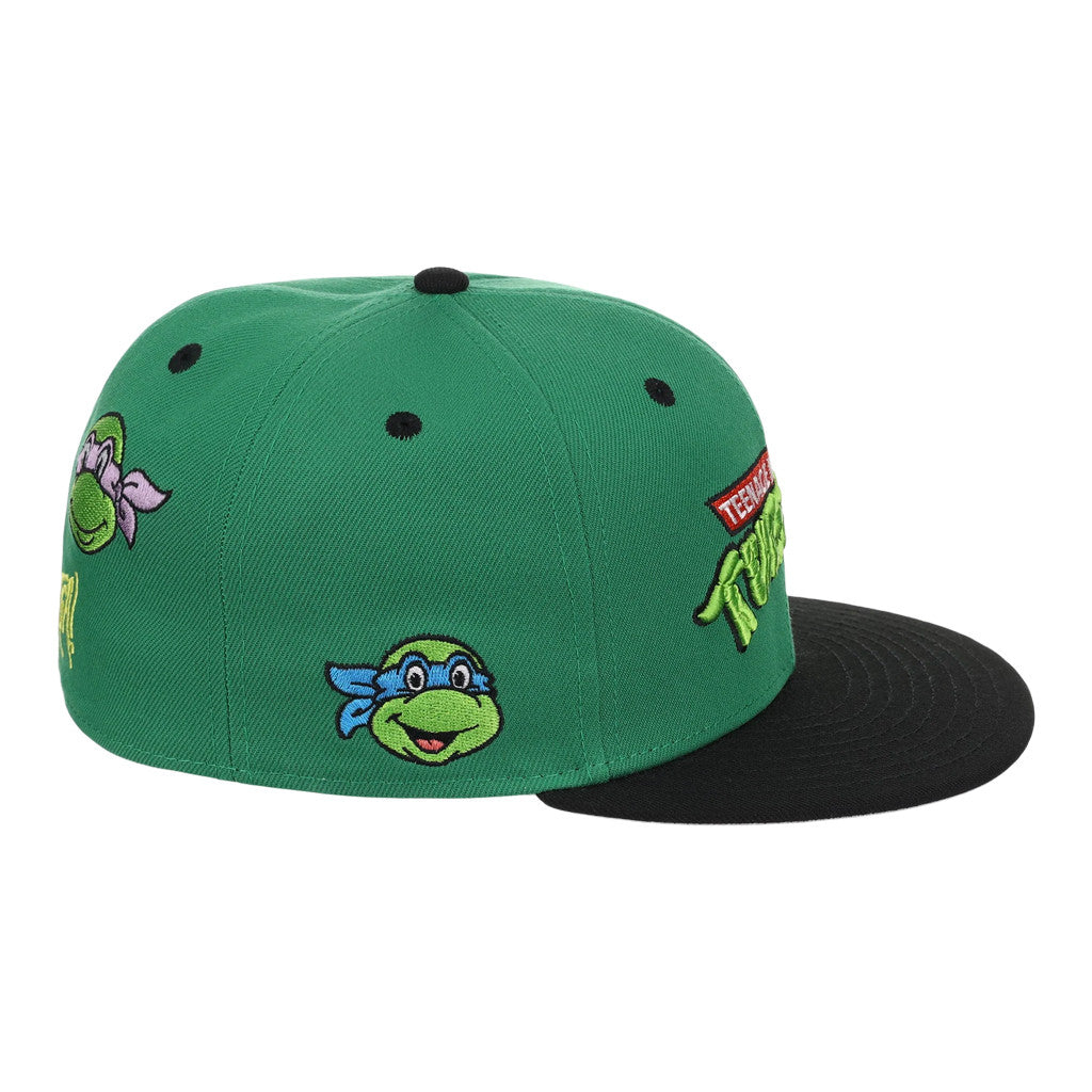 Lids Hat Drop Merch Saturday Morning Cartoons Teenage Mutant Ninja Turtles Snapback Hat Son Gift - Merchluma