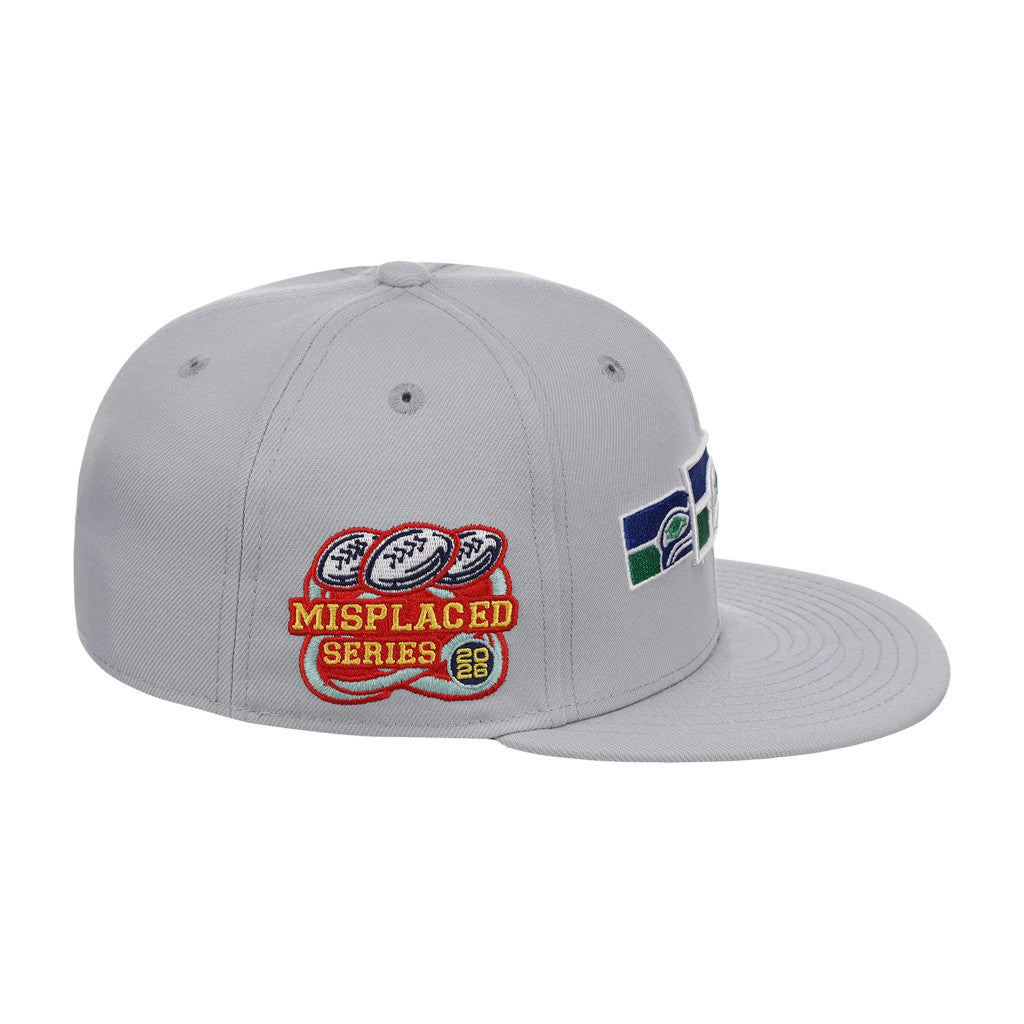 Lids Hat Drop Merch Seattle Seahawks John Geiger x Misplaced Series Snapback Hat Embroidered - Merchluma
