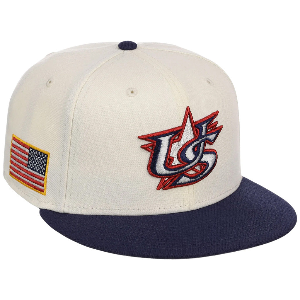 Lids Hat Drop Merch USA World Baseball Classic Chrome Metallics Snapback Hat Embroidered Gifts - Merchluma