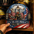Never Forget 9 11 Hat God Blessed Our Fallen Firefighters Memorial Hat Patriotic Gifts - Merchluma