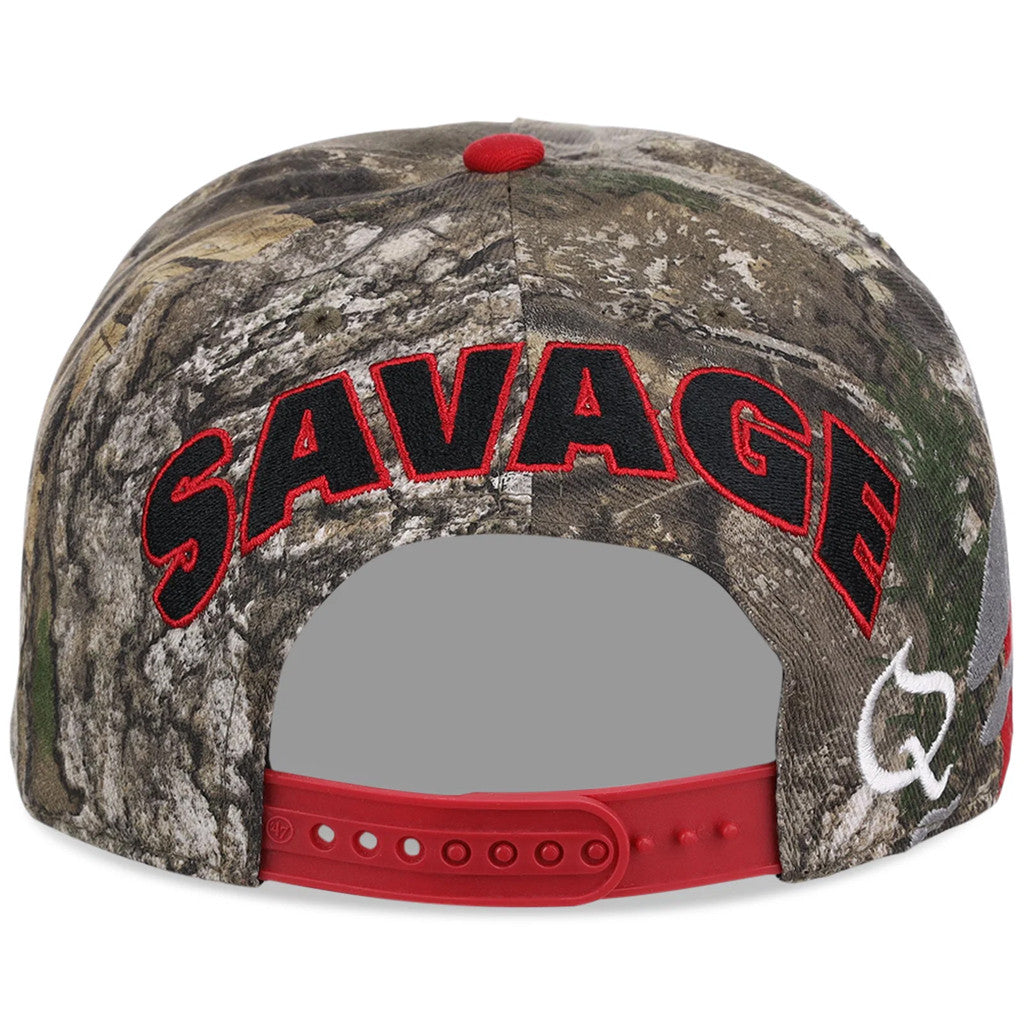 Lids Hat Drop Merch 2026 Quavo SAVAGE x 47 Splash Camo Snapback Hat Embroidered Brother Gifts - Merchluma
