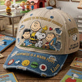 Personalized Peanuts 76th Anniversary Cartoon Friends Hat Peanuts Merch Gift For Cartoon Fans - Merchluma