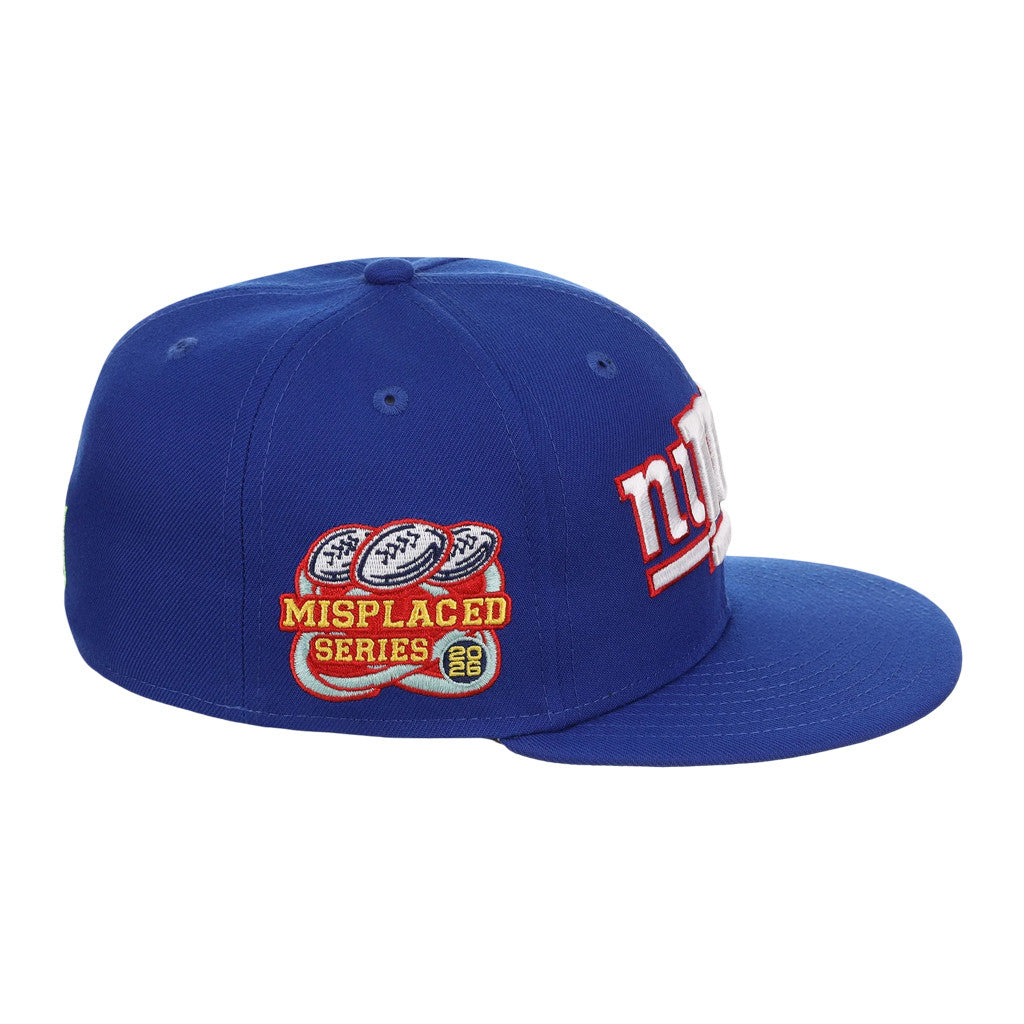 Lids Hat Drop Merch New York Giants John Geiger x Misplaced Series Snapback Hat Embroidered - Merchluma