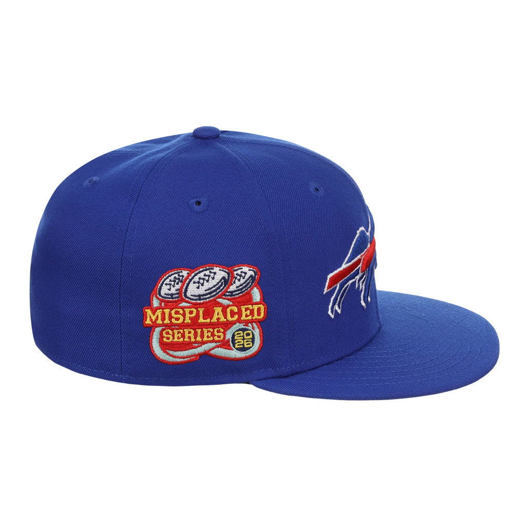 Lids Hat Drop Merch Buffalo Bills John Geiger x Misplaced Series Snapback Hat Royal Embroidered - Merchluma