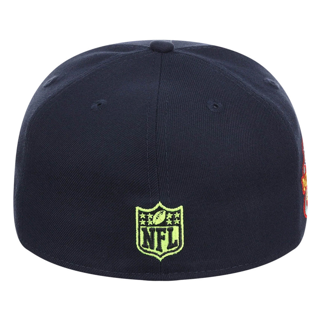 Lids Hat Drop Merch Chicago Bears John Geiger x Misplaced Series Snapback Hat Royal Embroidered - Merchluma