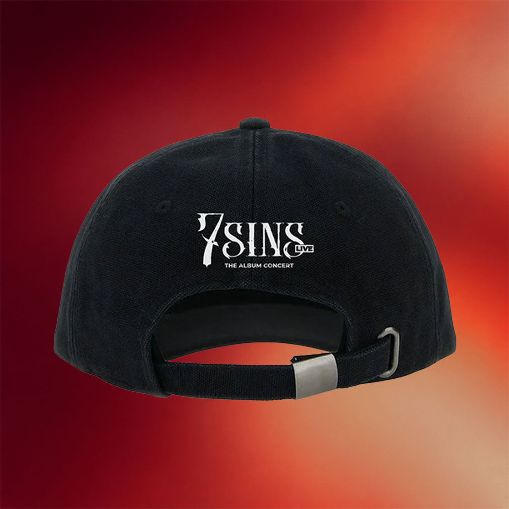 Backspacer Records Merch Felip 7Sins Live Embroidered Hat Cause I Know In Time All My Efforts - Merchluma
