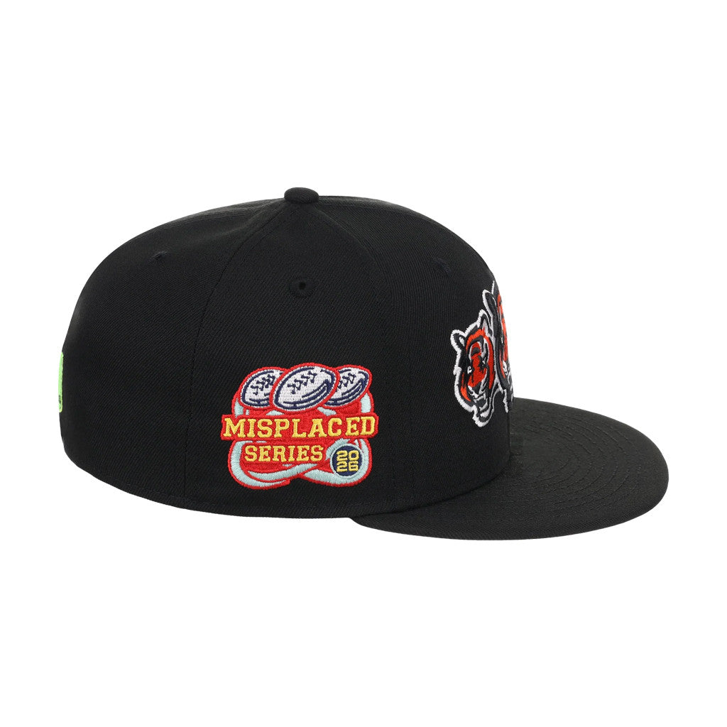 Lids Hat Drop Merch Cincinnati Bengals John Geiger x Misplaced Series Snapback Hat Embroidered - Merchluma