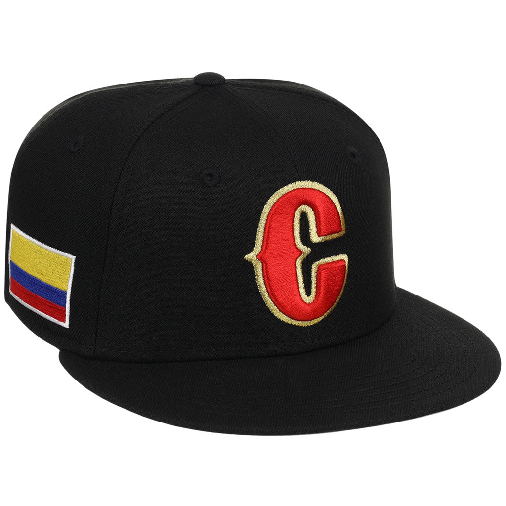 Lids Hat Drop Merch Colombia World Baseball Classic Touch of Gold Snapback Hat Embroidered - Merchluma