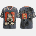 Capy Gamer BRUH Jersey Funny Capy Gamer Apparel Gifts For Brother - Merchluma