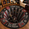 Stray Kids Merch Fall Deep Stay Forever Quilted Round Mat Gifts For Music Fans - Merchluma