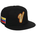 Lids Hat Drop Merch Venezuela World Baseball Classic Touch of Gold Snapback Hat Black Embroidered - Merchluma