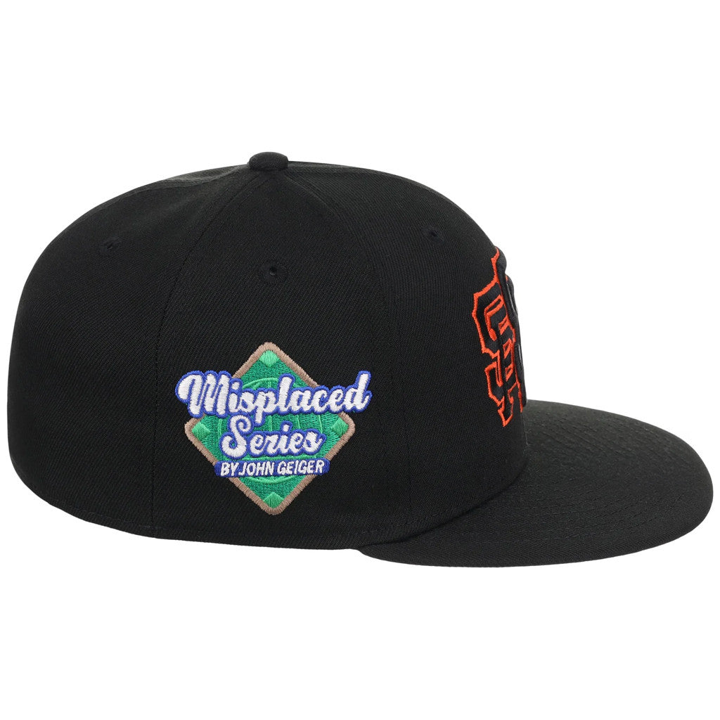 Lids Hat Drop Merch San Francisco Giants x John Geiger Misplaced Series Snapback Hat Embroidered - Merchluma
