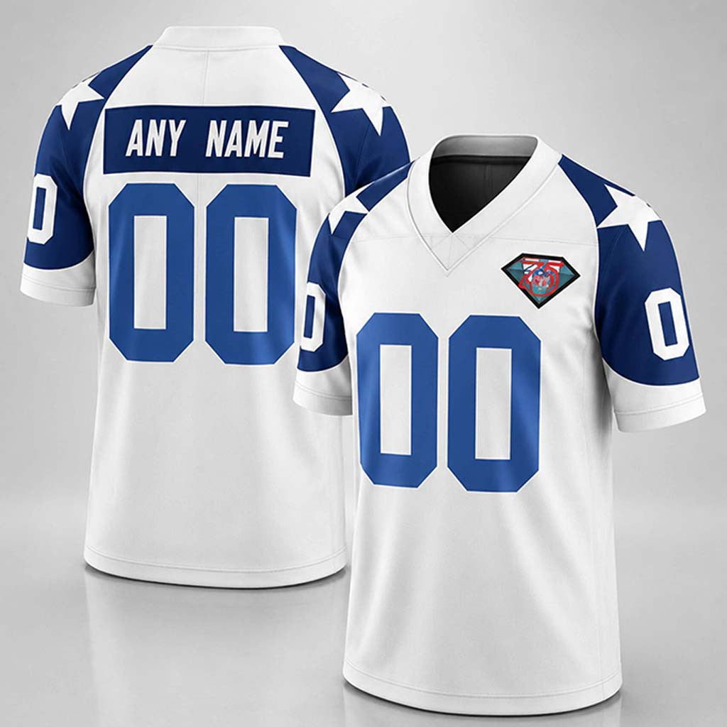 Personalized Dallas Cowboys 1996 Authentic Throwback Retired Football Jersey Cowboys Merch - Merchluma