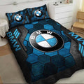 BMW Sport Quilt Bedding Set Bedroom Decor Ideas Best Gift For Dad - Merchluma