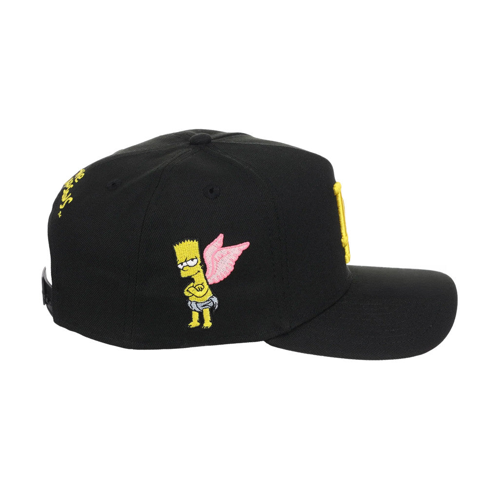Lids Hat Drop The Simpsons Collection Merch Los Angeles Dodgers x Palm Snapback Hat Embroidered - Merchluma