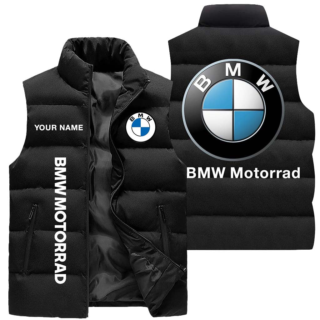 Personalized BMW Motorrad Sleeveless Windproof Jacket BMW Merch Gift For Car Lovers - Merchluma