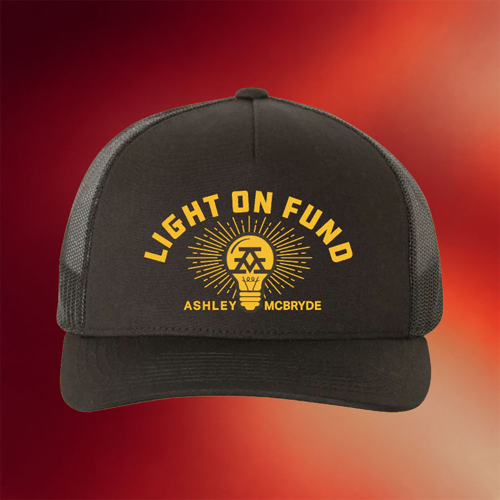 Ashley McBryde Merch 2026 Light On Fund Trucker Hat Best Gifts For Music Lovers - Merchluma