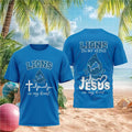 Detroit Lions Jesus In My Heart Faith Shirt Detroit Lions Merch Presents For Football Lovers - Merchluma